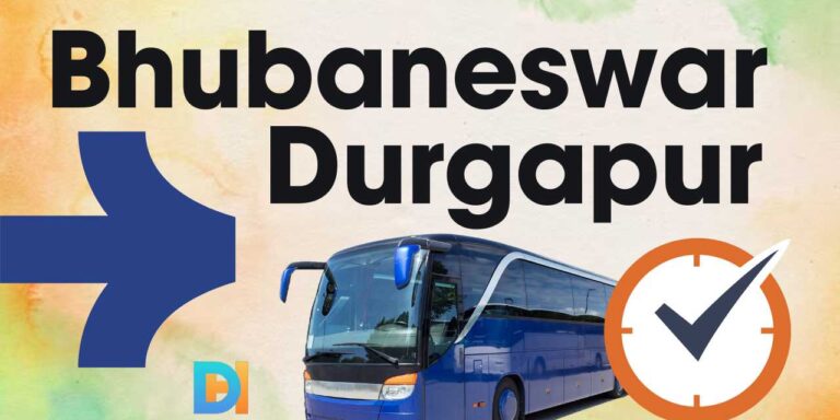 Bhubaneswar to Durgapur Buses - Routes, Timings, and Fares